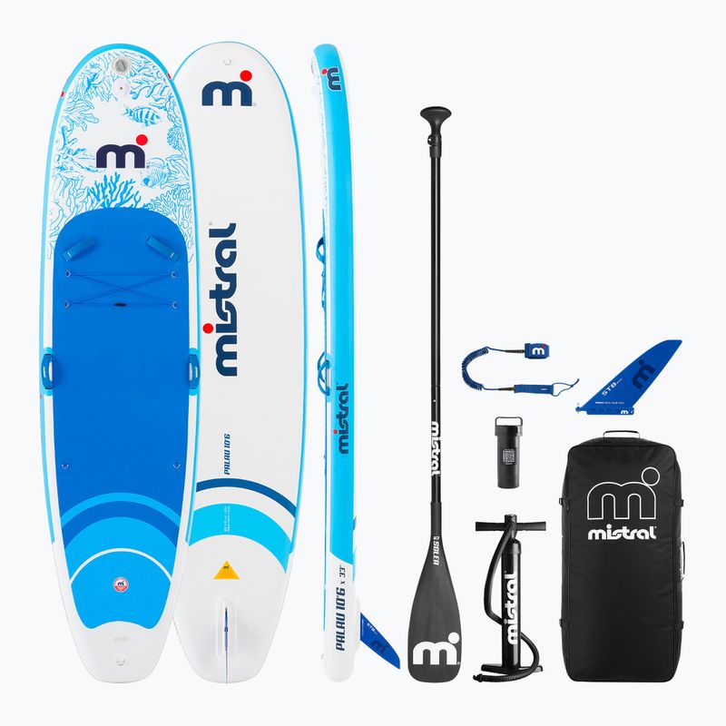 Tavola da SUP Mistral Palau 10'6" blu/bianco