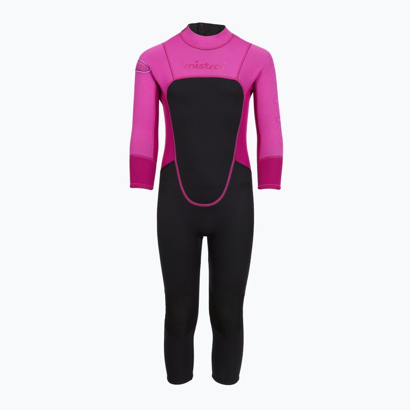 Muta da nuoto bambino Mistral Breeze 76 2,5/2mm Kids Suit black/pink 2