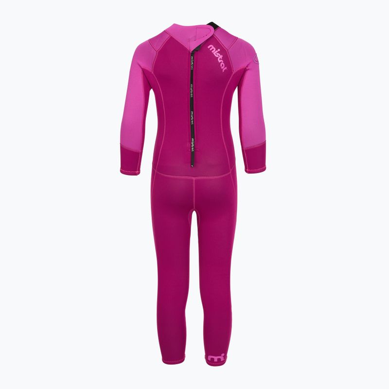 Muta da nuoto bambino Mistral Breeze 76 2,5/2mm Kids Suit pink 3