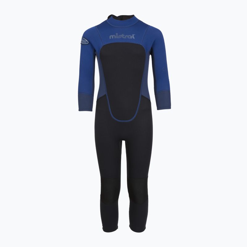 Muta da nuoto bambino Mistral Breeze 76 2,5/2mm Kids Suit black/blue 2