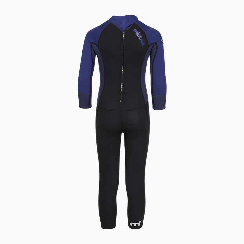 Muta da nuoto bambino Mistral Breeze 76 2,5/2mm Kids Suit black/blue 3