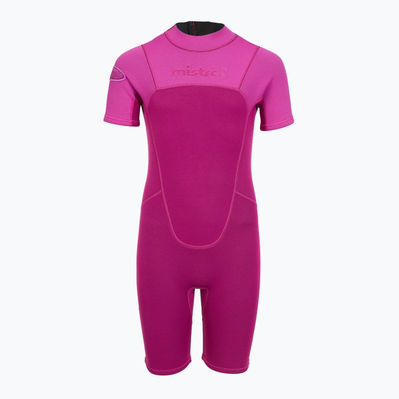 Muta da nuoto bambino Mistral Breeze 76 2,5/2mm Kids Shorty pink 2