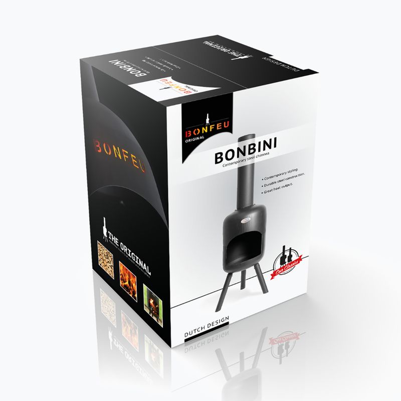 Camino da giardino BonFeu Bonbini black 6