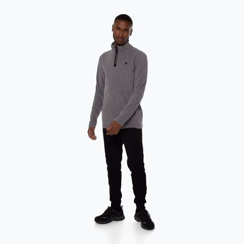 Pile uomo Protest Perfectym 1/4 Zip Active dark grey melee 2