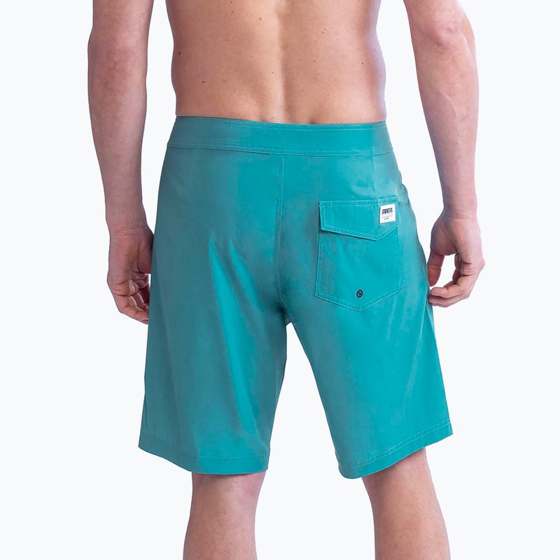 Boardshort JOBE da uomo, verde acqua vintage 3