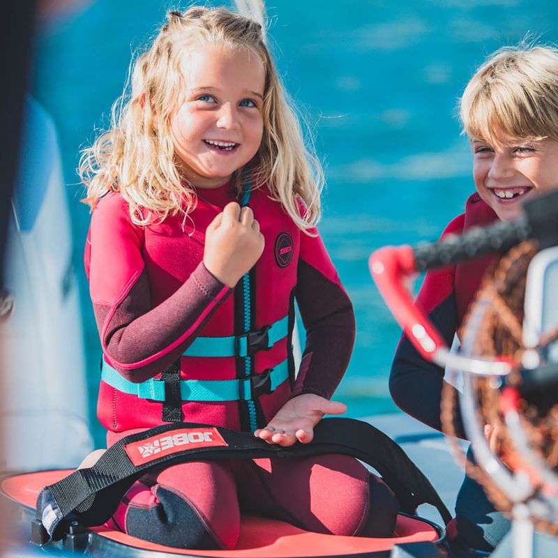 Gilet di assicurazione per bambini JOBE Neoprene rosa caldo 12