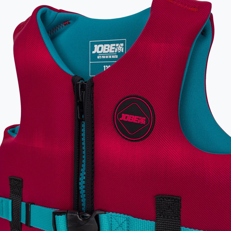 Gilet di assicurazione per bambini JOBE Neoprene rosa caldo 3