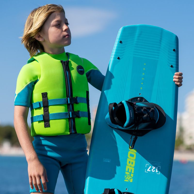 Gilet di assicurazione da bambino JOBE in neoprene lime/verde 7