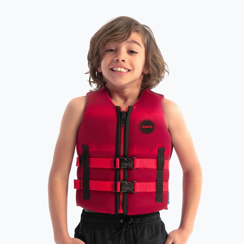 Gilet di assicurazione per bambini JOBE Neoprene rosso