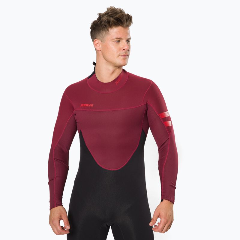 Uomo JOBE Perth Fullsuit 3/2 mm Red Swim Foam 3