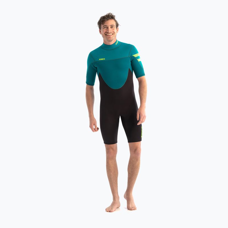 Schiuma da nuoto JOBE Perth 3/2 mm Shorty verde acqua per uomo 7