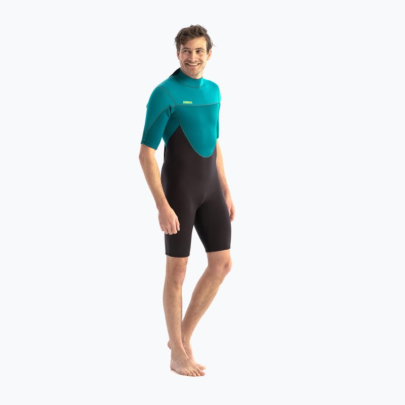 Schiuma da nuoto JOBE Perth 3/2 mm Shorty verde acqua per uomo 8