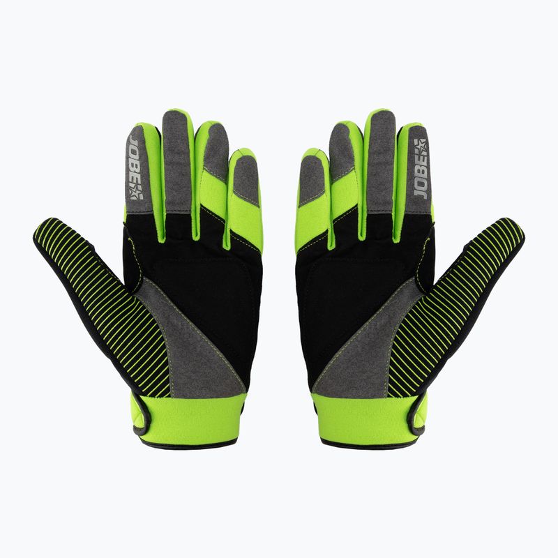 Guanti da wakeboard da uomo JOBE Suction nero/verde 2
