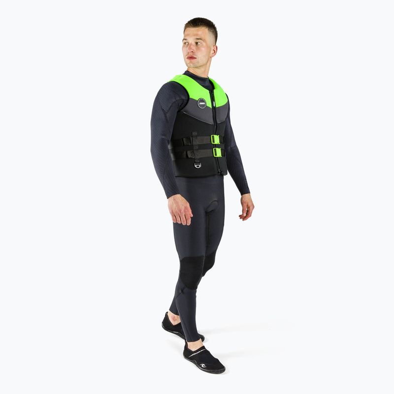 Gilet da uomo JOBE in neoprene lime/verde 2