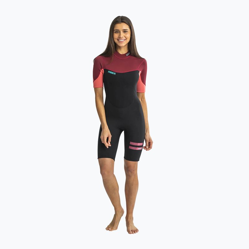 Schiuma da nuoto rosa JOBE Sofia 3/2 mm Shorty da donna 6