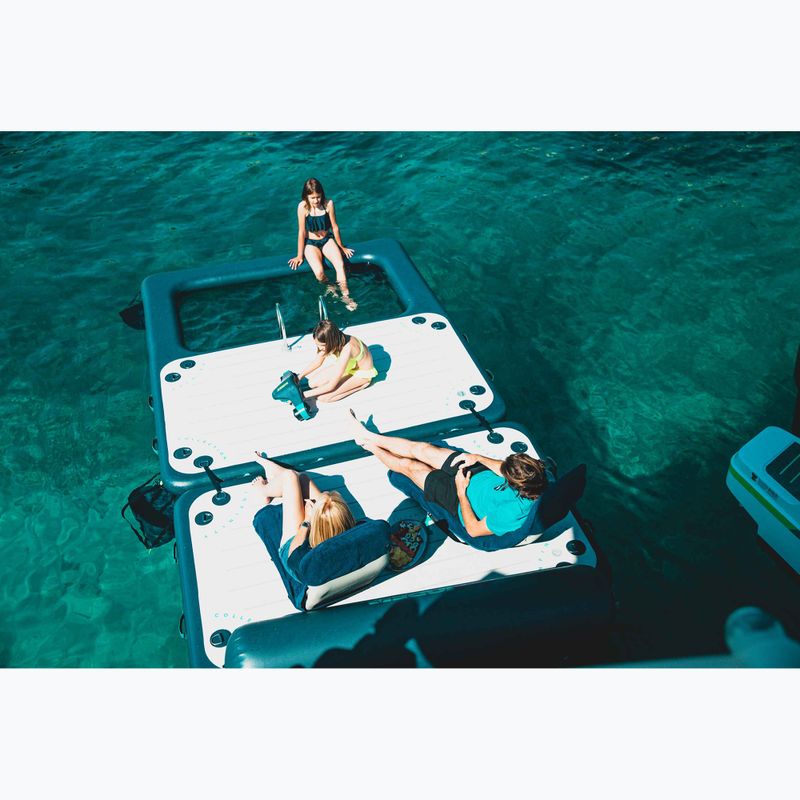 JOBE Piscina galleggiante infinita con isola 5