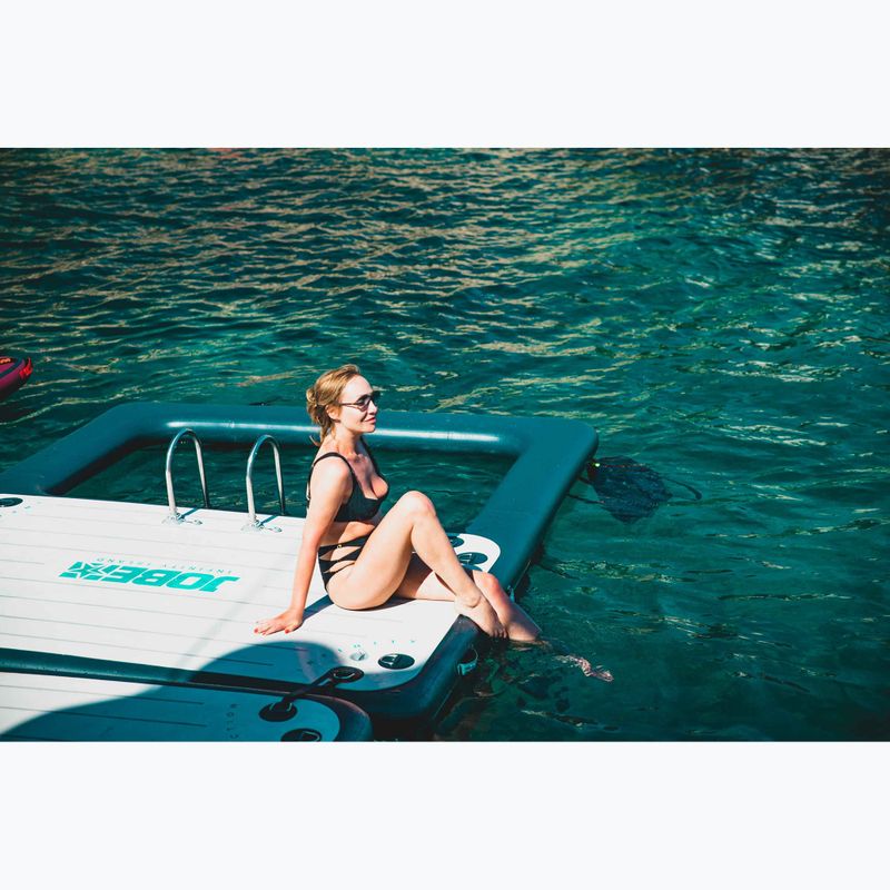 JOBE Piscina galleggiante infinita con isola 6