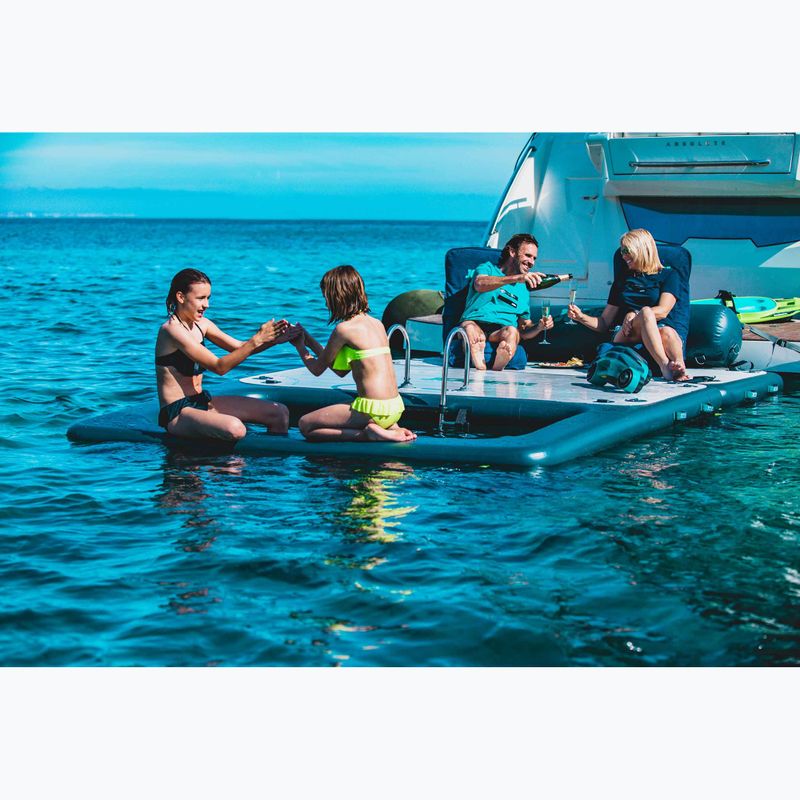 JOBE Piscina galleggiante infinita con isola 10