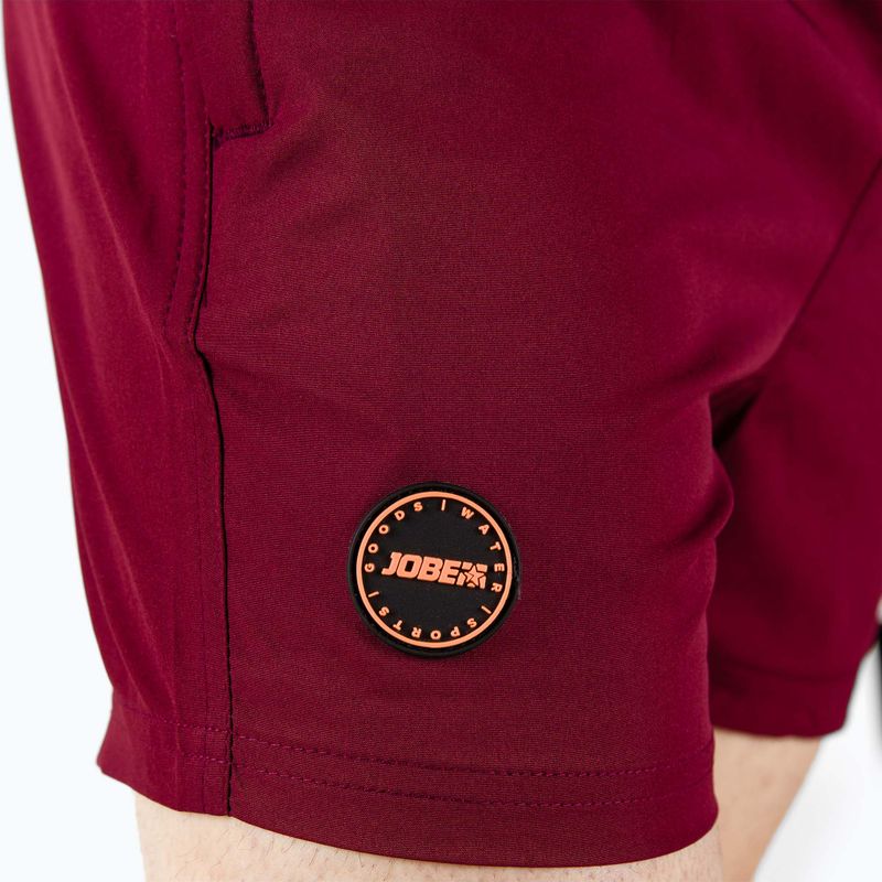 Pantaloncini da bagno JOBE Uomo rosso bordeaux 4