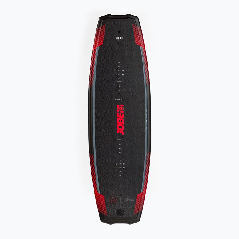 JOBE Logo Wakeboard 138 & Unit Set nero/rosso 2