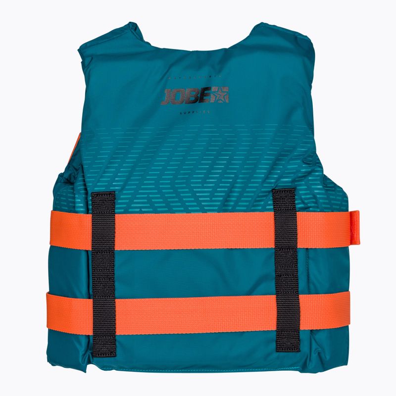 Gilet da bambino JOBE in nylon verde acqua 3