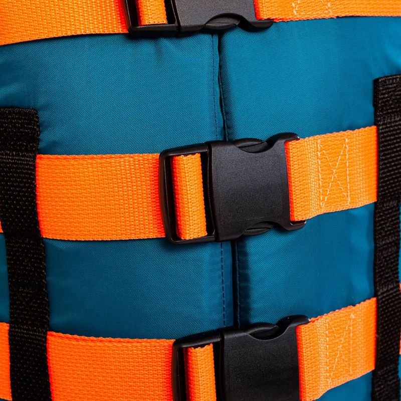 Gilet da bambino JOBE in nylon verde acqua 7