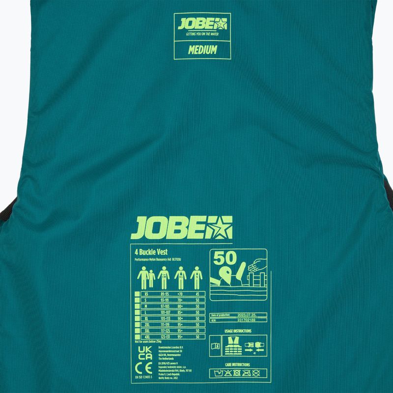 JOBE 4 Buckle gilet di assicurazione verde acqua 5