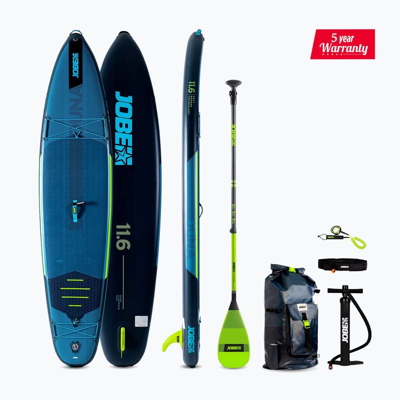 tavola da SUP JOBE Aero Duna Package 11'6" acciaio blu