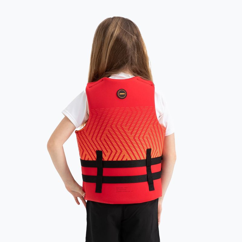 Gilet JOBE da bambino in neoprene Jr rosso 2