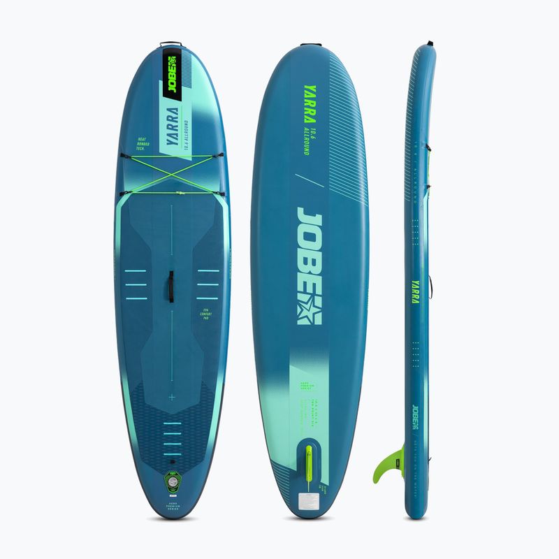 JOBE Aero Yarra SUP Board Package 10'6" acciaio blu 2