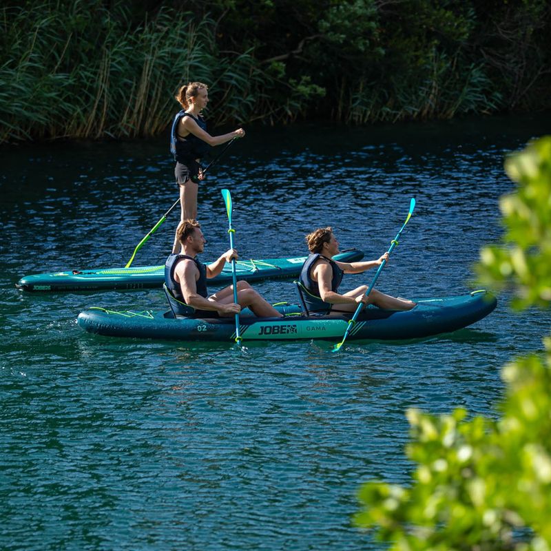 JOBE Gama Pacchetto Kayak gonfiabile per 2 persone 365 cm verde atlantico 17