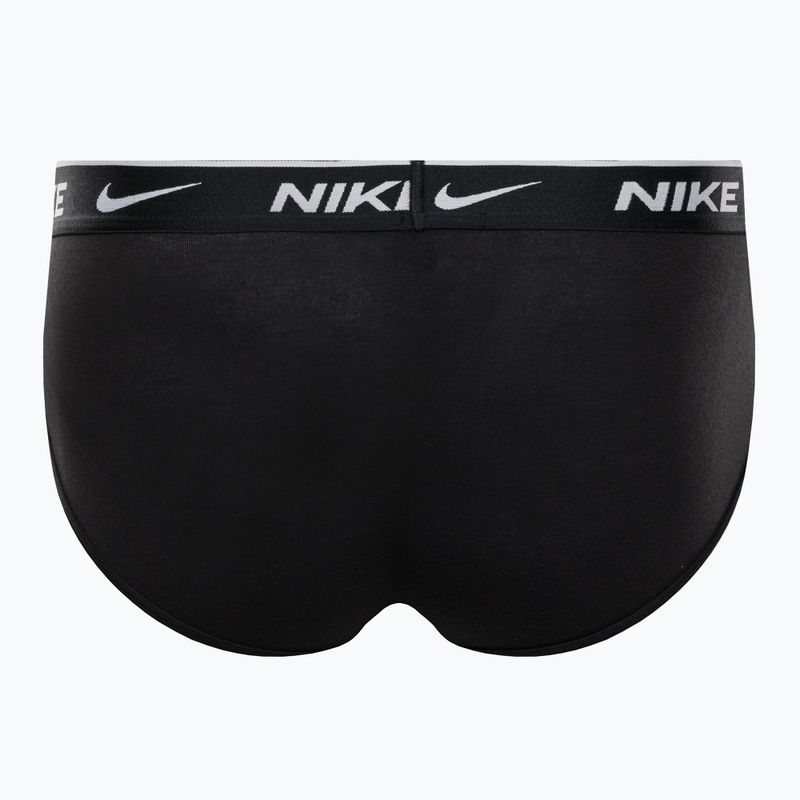 Uomo Nike Everyday Cotton Stretch Brief 3 paia nero 2