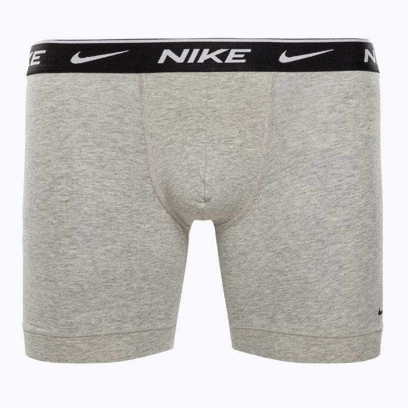 Boxer da uomo Nike Everyday Cotton Stretch 3 paia bianco/grigio erica/nero 5