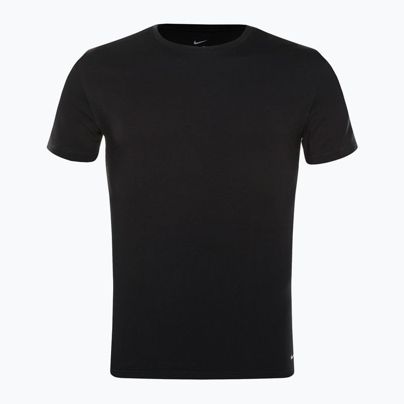 T-shirt da allenamento da uomo Nike Everyday Cotton Stretch Crew Neck nero