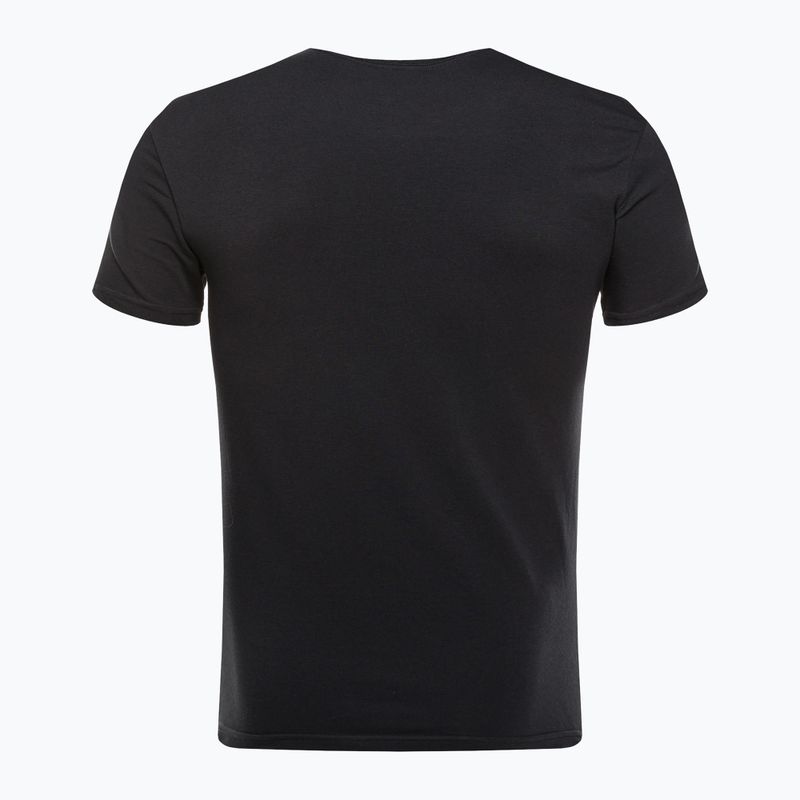 T-shirt da allenamento da uomo Nike Everyday Cotton Stretch Crew Neck nero 2