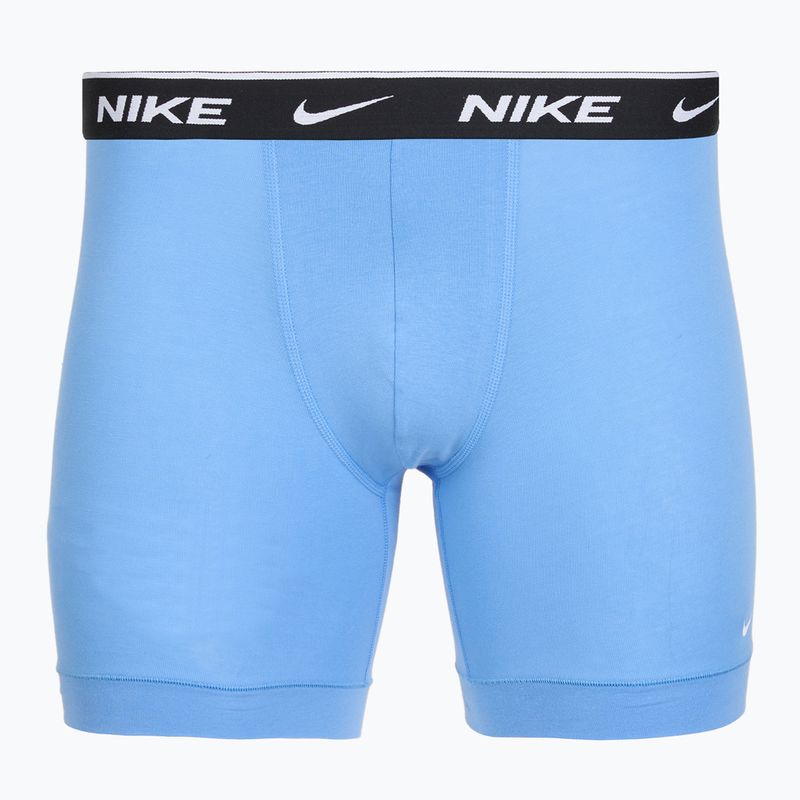 Boxer da uomo Nike Everyday Cotton Stretch 3 pairs swoosh print/grey/university blue 2