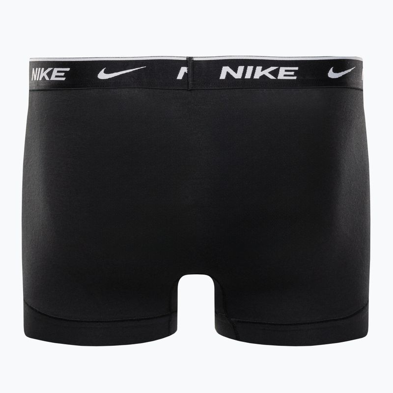 Boxer da uomo Nike Everyday Cotton Stretch Trunk 2 paia nero 2