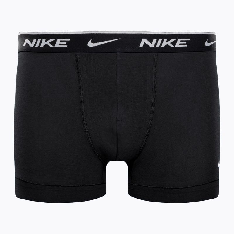 Nike Everyday Cotton Stretch Trunk boxer da uomo 3 paia ossidiana/game royal/nero 2