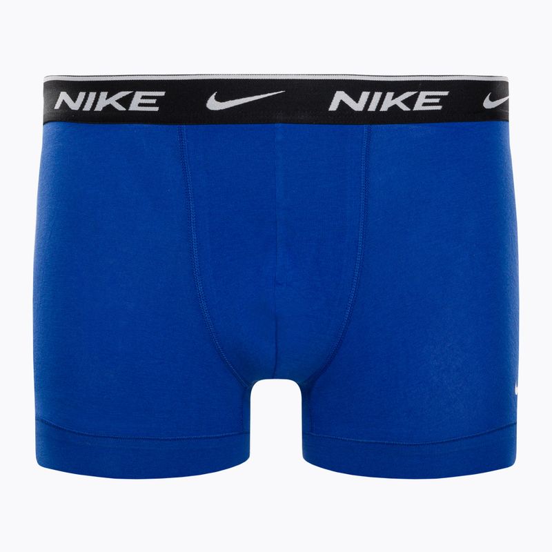 Nike Everyday Cotton Stretch Trunk boxer da uomo 3 paia ossidiana/game royal/nero 8