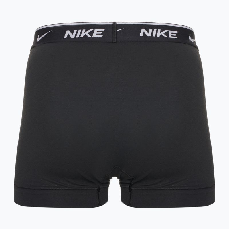 Boxer da uomo Nike Everyday Cotton Stretch Trunk 3 paia bianco/grigio heather/nero 5