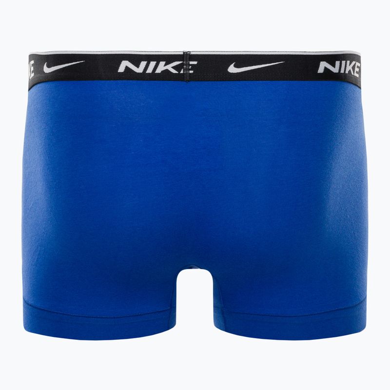 Nike Everyday Cotton Stretch Trunk boxer da uomo 2 paia ossidiana/game royal 3