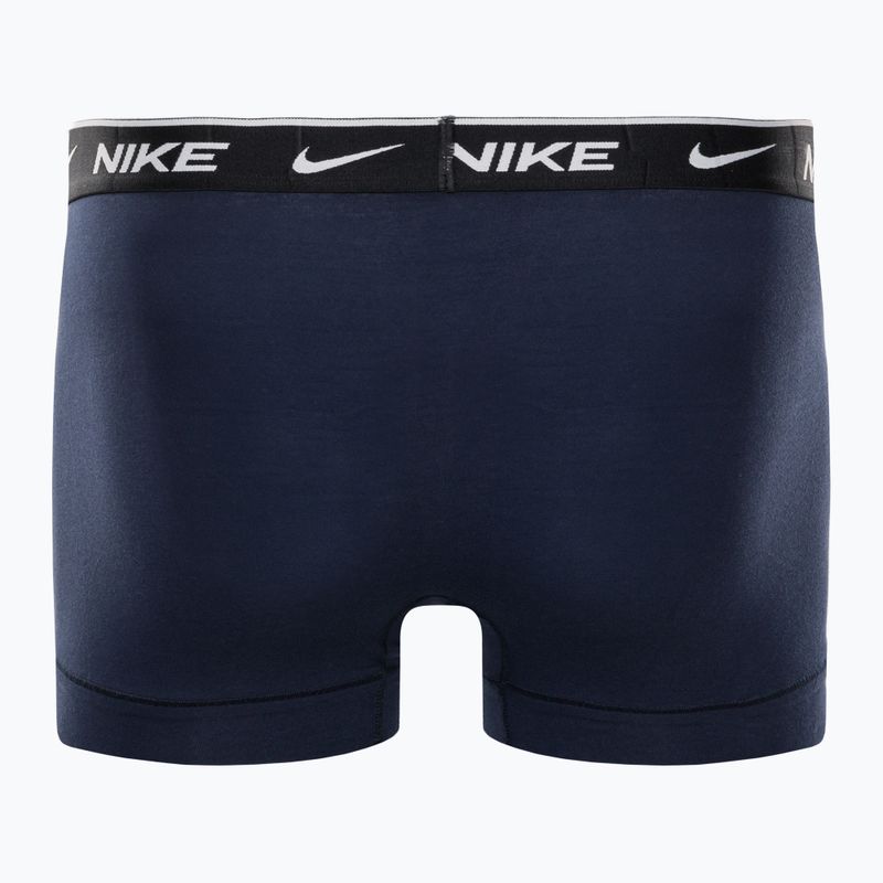 Nike Everyday Cotton Stretch Trunk boxer da uomo 2 paia ossidiana/game royal 6