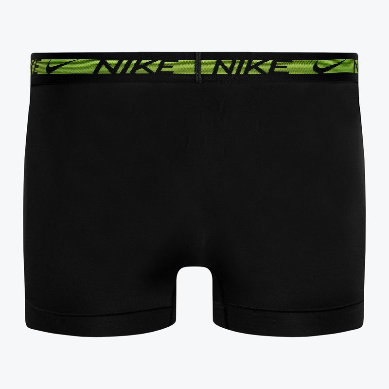 Boxer da uomo Nike Dri-FIT Ultra Stretch Micro Trunk 3 paia nero/volt/blu/rosso 3