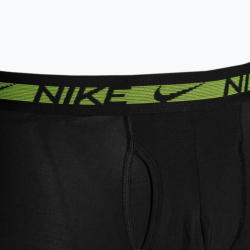 Boxer da uomo Nike Dri-FIT Ultra Stretch Micro Trunk 3 paia nero/volt/blu/rosso 5