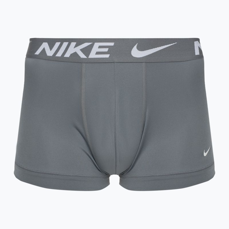 Nike Dri-Fit Essential boxer uomo 3 paia stampa logo nike/grigio freddo/nero 3