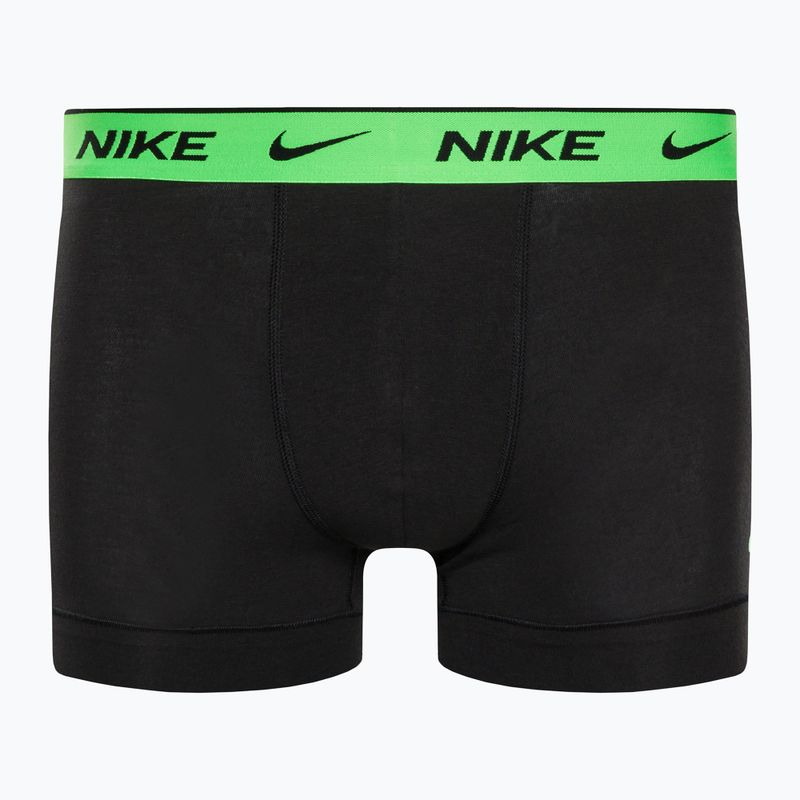 Uomo Nike Everyday Cotton Stretch Trunk boxer 3 paia stampa geo block/grigio freddo/nero 8