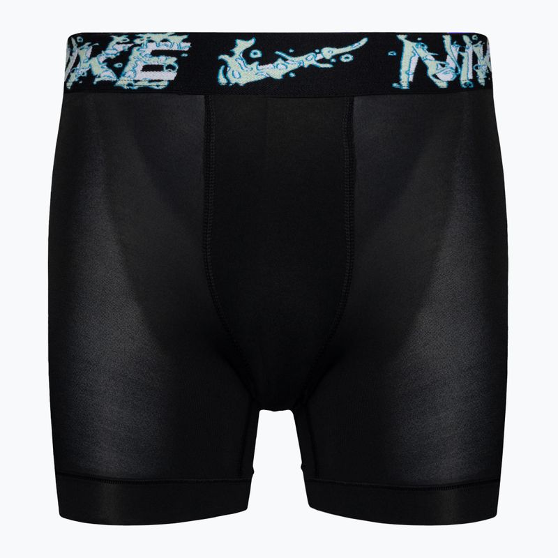 Uomo Nike Dri-Fit Essential Micro Boxer 3 paia nero/verde/blu 4