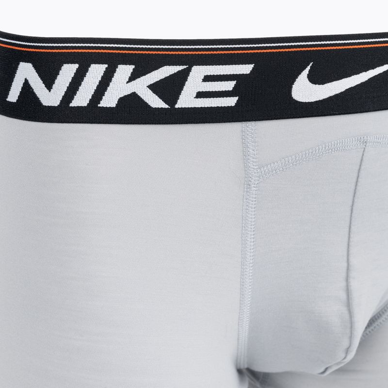 Boxer da uomo Nike Dri-FIT Ultra Comfort Trunk 3 paia grigio/arancio 4