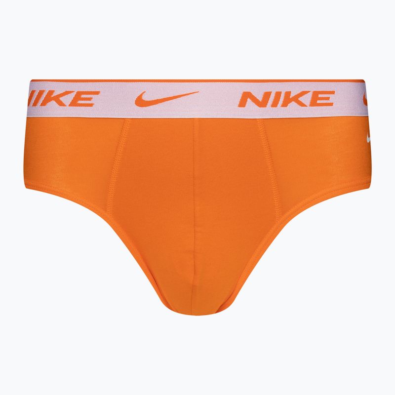 Uomo Nike Everyday Cotton Stretch Brief 3 paia blu/rosso/arancione 2