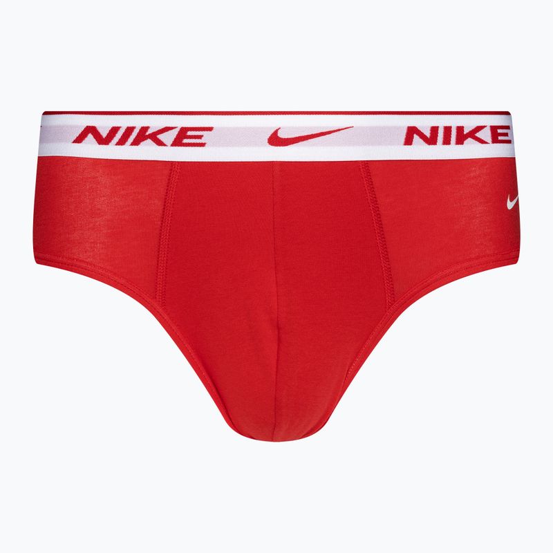 Uomo Nike Everyday Cotton Stretch Brief 3 paia blu/rosso/arancione 3